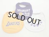 LAKERS BABY BIB 3枚SET