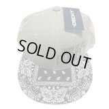 PROJECT ORIGINAL BANDANA MESH SNAPBACK CAP GRY/BK/BK