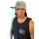PROJECT ORIGINAL BANDANA SNAPBACK CAP GRY/BK/BK