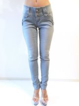 SAZA JEANS ポケットレス スキニーパンツ (SJ-E3691P)