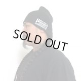 PROJECT ORIGINAL KNITCAP ブラック/ホワイト
