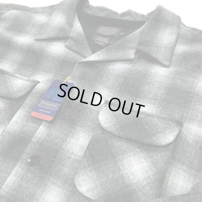 画像1: PENDLETON BOARD SHIRT GREY/WH