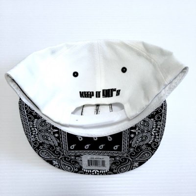 画像4: PROJECT ORIGINAL BANDANA BIG P CAP WH/BK