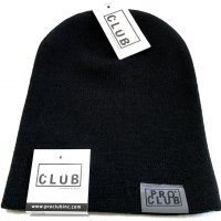 PROCLUB SHORT BEANIE ブラック