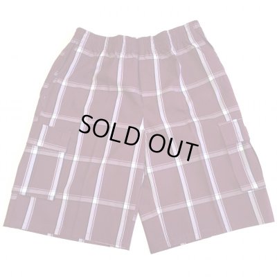 画像1: SHAKA PLAID SHORT PANTS バーガンディ