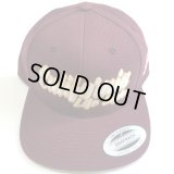 PROJECT ORIGINAL CLS Snapback CAP バーガンディ/ホワイト