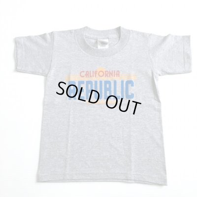 画像2: CALIFORNIA ナンバー kids TEE グレー