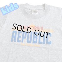 CALIFORNIA ナンバー kids TEE グレー