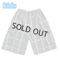 SHAKA Kids PLAID SHORT PANTS グレー