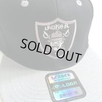 JOKER BRAND RAIDERS LOGO CAP ブラック/ライトグレー