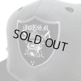 JOKER BRAND RAIDERS LOGO CAP チャコール/ブラック