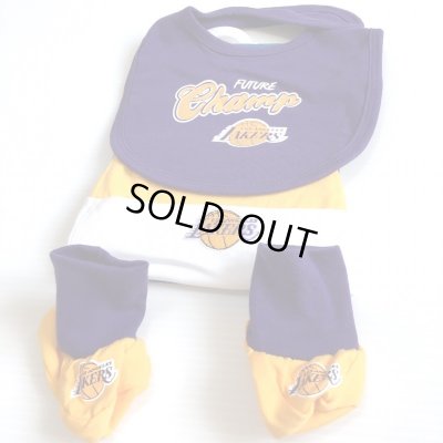 画像1: adidas LAKERS BABY 3点SET