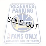 GOLDEN STATE WARRIORS PARKING SIGN