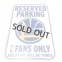 GOLDEN STATE WARRIORS PARKING SIGN