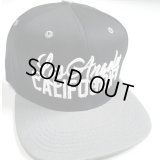 CALIFOGRIFO LA snapback cap ブラック/グレー