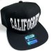 画像1: CALIFOGRIFO CLASSIC snapback cap ブラック (1)