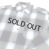 CALTOP OG CHECK SHIRT ネイビー/スカイブルー