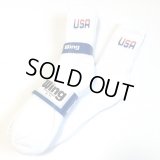 USA ミドルソックス ホワイト