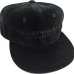画像1: PROJECT ORIGINAL OLD Velor Snapback cap ブラック (1)