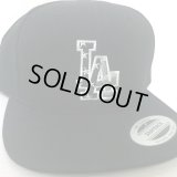 LA FLAG SNAPBACK CAP ブラック