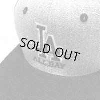 LA ALL DAY SNAPBACK CAP ヘザーグレー/ブラック