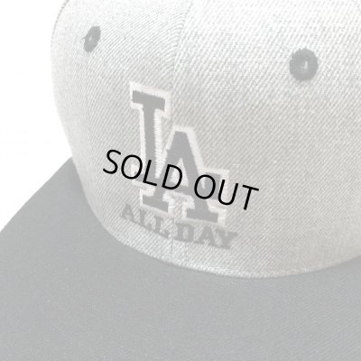 画像1: LA ALL DAY SNAPBACK CAP ヘザーグレー/ブラック