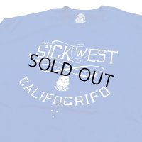 CALIFOGRIFO SICK WEST TEE ブルー