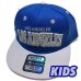 画像1: KIDS Los Angeles snapback cap ロイヤルブルー/グレー (1)