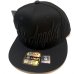 画像1: Los Angeles Ghetto G snapback cap ブラックアウト (1)