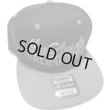 CALIFOGRIFO LA SNAPBACK CAP ブラック／チャコールグレー