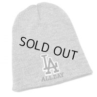 LA ALL DAY Beanie ライトグレー