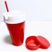 画像2: RED CUP プラスチック おつまみケース付き (2)