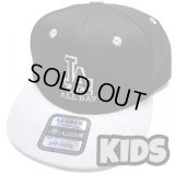 KIDS LA ALLDAY CAP ブラック/ライトグレー