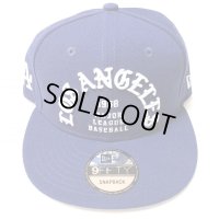 LA Dodgers Team Deluxe snapback cap ドジャーブルー