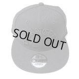 LA Dodgers Team Deluxe snapback cap ブラックアウト