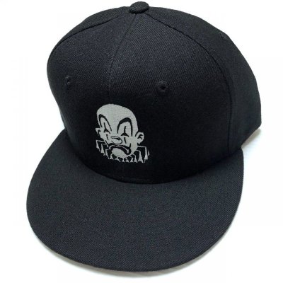 画像1: JOKER BRAND SNAPBACK CAP ブラック