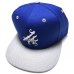 画像1: CALIFOGRIFO BIG LA SNAPBACK CAP ロイヤル/グレー (1)