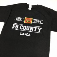 FB COUNTY  EST 1991 TEE ブラック