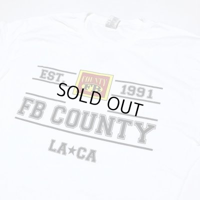 画像1: FB COUNTY  EST 1991 TEE ホワイト