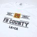 画像1: FB COUNTY  EST 1991 TEE ホワイト (1)