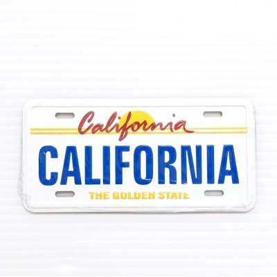 画像1: カリフォルニア ミニライセンスプレート型マグネット