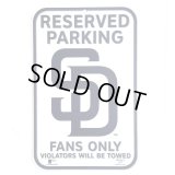 SD PADRES PARKING SIGN