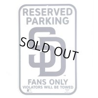 SD PADRES PARKING SIGN