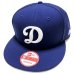 画像1: NEWERA LA Dodgers D Snapback cap ドジャーブルー (1)