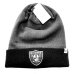 画像1: NFL Oakland RAIDERS 2TONE KNIT CAP (1)