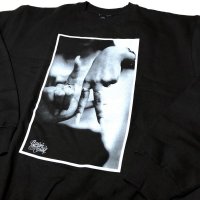 Estevan Oriol LA FINGER CREWNECK ブラック