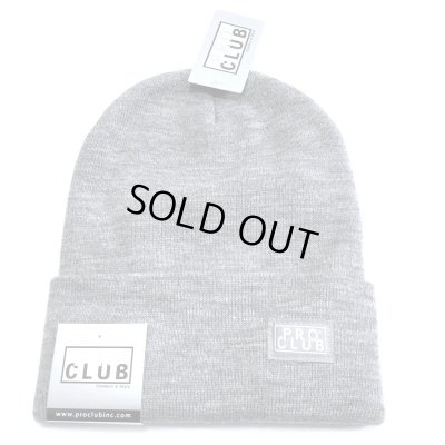 画像1: PROCLUB DOUBLE BEANIE グレー