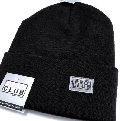 画像2: PROCLUB DOUBLE BEANIE ブラック