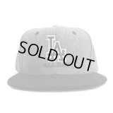 LA ALL DAY WOOL SNAPBACK CAP チャコールグレー/ブラック