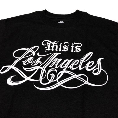 画像1: Estevan Oriol This is Los Angeles TEE ブラック